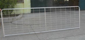 Galvanised Mesh Infill Farm gate - 10 foot - Stewart Trading